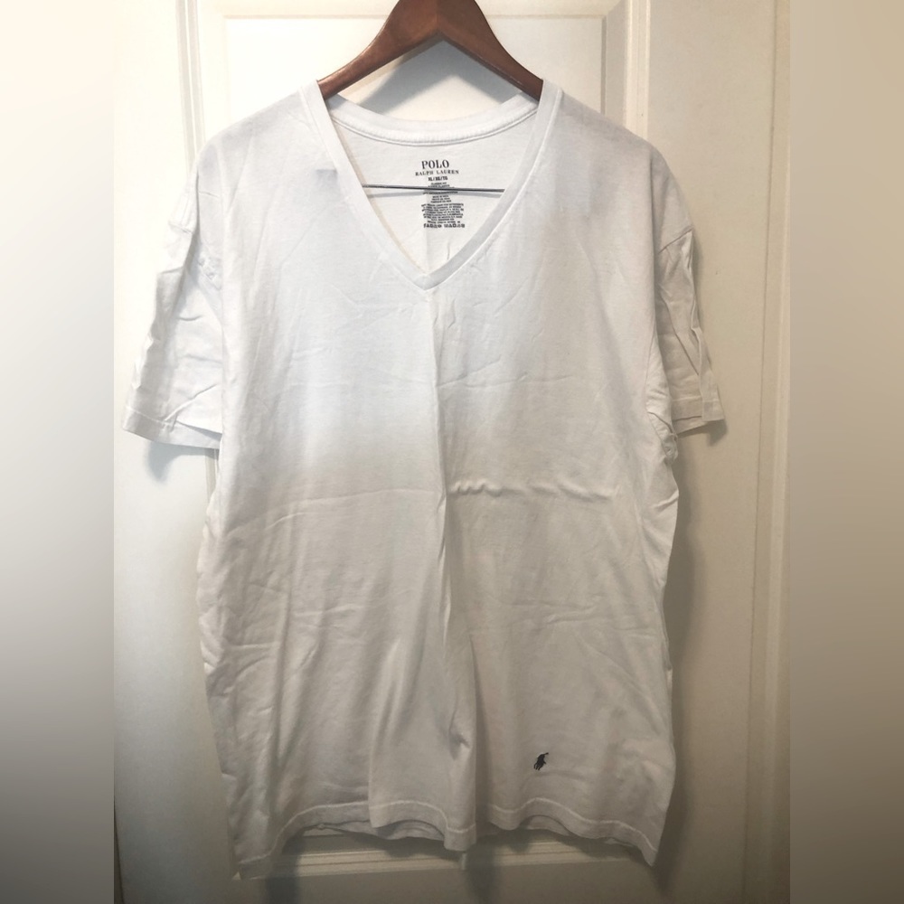 Polo by Ralph Lauren Men's V-Neck Short Sleeve T-shirt EC Size XL
